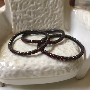Rhinestone Stretch Bracelet Set